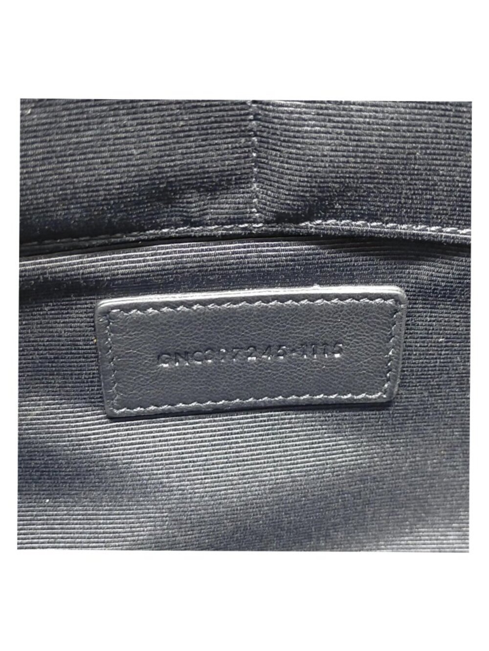 Authentic Saint Laurent Stars Clutch Black Leather Zip Pouch YSL Designer Bag - Picture 16 of 16